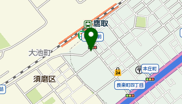 ChargeSPOT ファミリーマート JR鷹取駅前店の地図画像