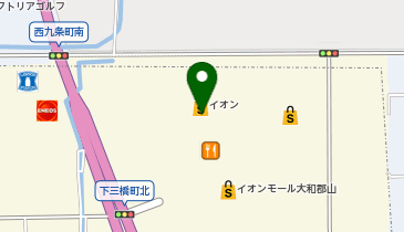 CHARGESPOT(チャージスポット)イオン大和郡山店 携帯電話売場の地図画像
