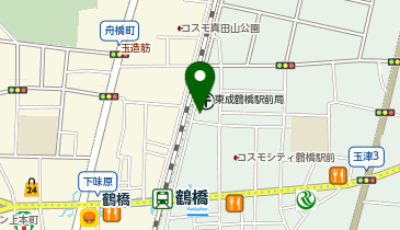 ChargeSPOT ファミリーマート 鶴橋駅北店の地図画像