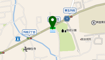 ChargeSPOT ファミリーマート 箕面粟生外院店の地図画像