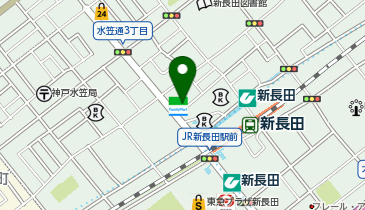 ChargeSPOT ファミリーマート 新長田駅北店の地図画像