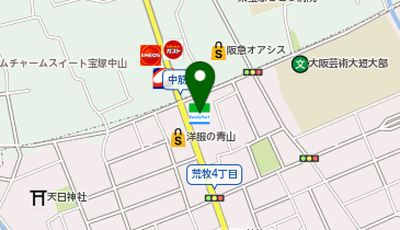 ChargeSPOT ファミリーマート 伊丹荒牧四丁目店の地図画像