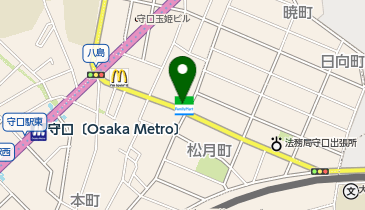 ChargeSPOT ファミリーマート 守口竜田通一丁目店の地図画像