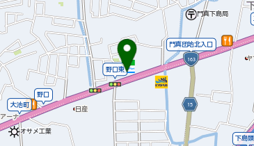 ChargeSPOT ファミリーマート 門真上野口町店の地図画像