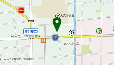 ChargeSPOT ファミリーマート さいたま櫛引町二丁目店の地図画像