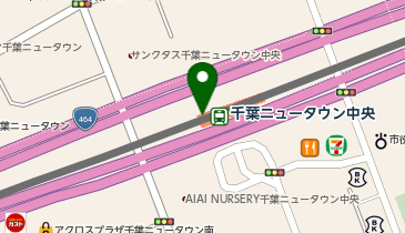 ChargeSPOT ファミリーマート 千葉ニュータウン中央駅店の地図画像