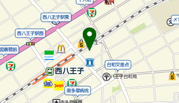 CHARGESPOT(チャージスポット)chocoZAP 西八王子南口の地図画像