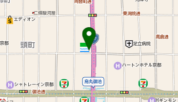 ChargeSPOT ファミリーマート 烏丸押小路店の地図画像