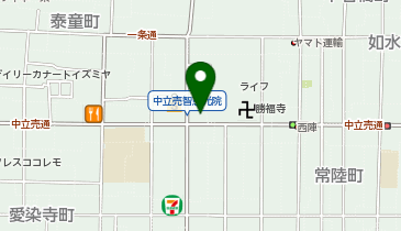 CHARGESPOT(チャージスポット)ファミリーマート 中立売智恵光院店の地図画像