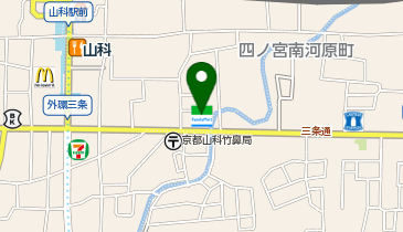 ChargeSPOT ファミリーマート 山科三条通店の地図画像