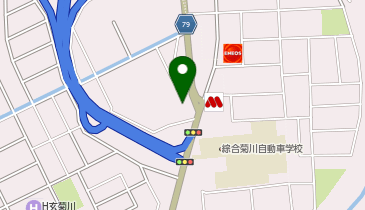 CHARGESPOT(チャージスポット)ローソン 菊川インター店の地図画像