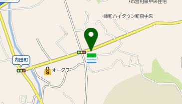 ChargeSPOT ファミリーマート 和泉唐国店の地図画像