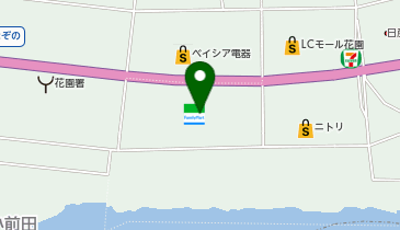ChargeSPOT ファミリーマート D'STATION花園店の地図画像