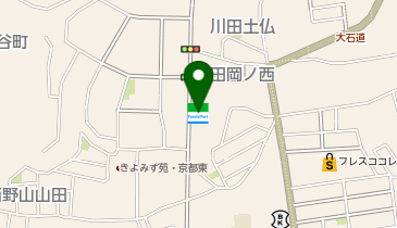 ChargeSPOT ファミリーマート 京都清水焼団地店の地図画像