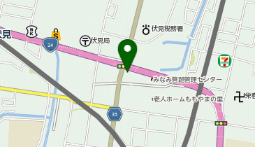 ChargeSPOT ファミリーマート 伏見京町店の地図画像