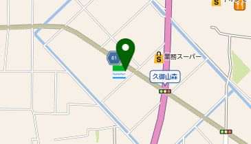 ChargeSPOT ファミリーマート 久御山森店の地図画像