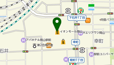 CHARGESPOT(チャージスポット)イオンスタイル岡山 携帯電話売場の地図画像