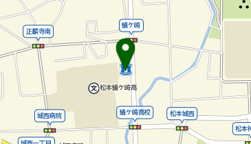 CHARGESPOT(チャージスポット)ローソン 松本蟻ケ崎店の地図画像