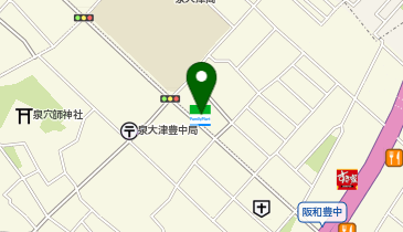 ChargeSPOT ファミリーマート 泉大津豊中店の地図画像