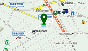 ChargeSPOT ファミリーマート 稲毛東三丁目店の地図画像