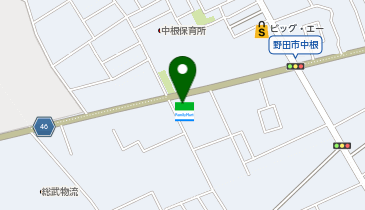 ChargeSPOT ファミリーマート 野田中根店の地図画像