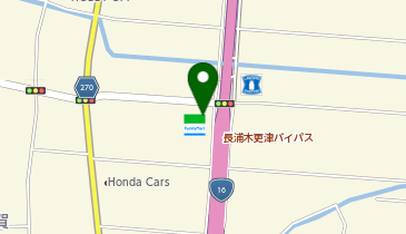 ChargeSPOT ファミリーマート 木更津長須賀店の地図画像