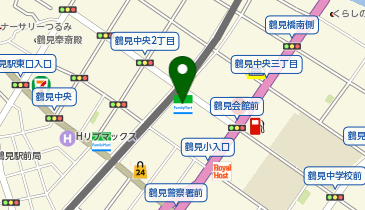 ChargeSPOT ファミリーマート 鶴見中央三丁目店の地図画像