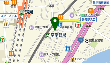 ChargeSPOT ファミリーマート 京急鶴見駅前店の地図画像