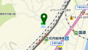 ChargeSPOT ファミリーマート 花月園駅前店の地図画像