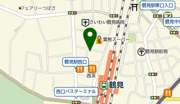 ChargeSPOT ファミリーマート 横浜鶴見豊岡店の地図画像