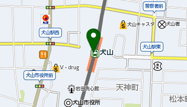 CHARGESPOT(チャージスポット)名古屋鉄道 犬山駅 南改札口構内の地図画像