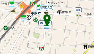 ChargeSPOT ファミリーマート 厚木旭町店の地図画像