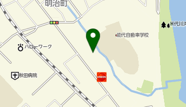 CHARGESPOT(チャージスポット)ファミリーマート 秋田能代明治町店の地図画像