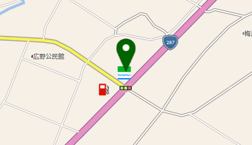 CHARGESPOT(チャージスポット)ファミリーマート 白鷹町広野店の地図画像