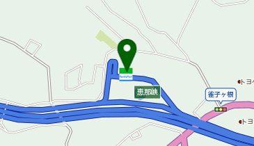 CHARGESPOT(チャージスポット)ファミリーマート 恵那峡SA上り店の地図画像