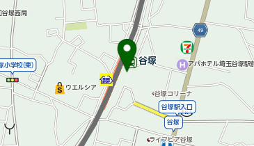 ChargeSPOT ファミリーマート 谷塚駅東口店の地図画像