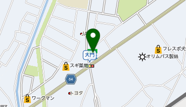 CHARGESPOT(チャージスポット)ファミリーマート 犬山上野店の地図画像