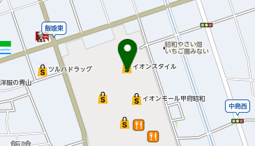 CHARGESPOT(チャージスポット)イオンスタイル甲府昭和 携帯電話売場の地図画像