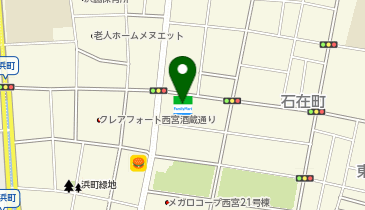ChargeSPOT ファミリーマート 西宮久保町店の地図画像