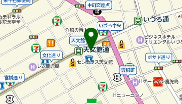 CHARGESPOT(チャージスポット)QTモバイル 鹿児島店の地図画像