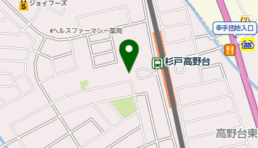 ChargeSPOT ファミリーマート 杉戸高野台駅西口店の地図画像