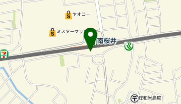 ChargeSPOT ファミリーマート 南桜井駅前店の地図画像