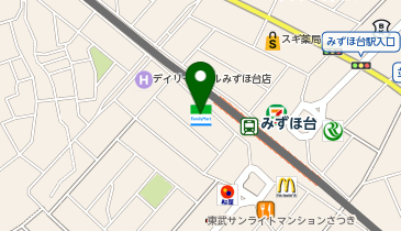 ChargeSPOT ファミリーマート みずほ台駅西口店の地図画像