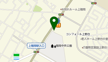 ChargeSPOT ファミリーマート ふじみ野上野台店の地図画像
