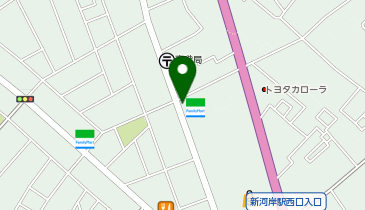 ChargeSPOT ファミリーマート 川越砂新田東店の地図画像