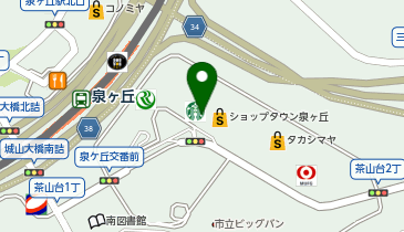ChargeSPOT ファミリーマート 泉ヶ丘駅前店の地図画像