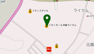 CHARGESPOT(チャージスポット)WEGO イオンモール沖縄ライカム店の地図画像
