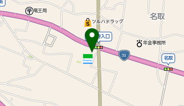 CHARGESPOT(チャージスポット)ファミリーマート 甲斐富竹新田店の地図画像