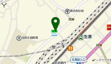 ChargeSPOT ファミリーマート 生麦駅西口店の地図画像
