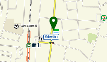 ChargeSPOT ファミリーマート 館山駅東口店の地図画像